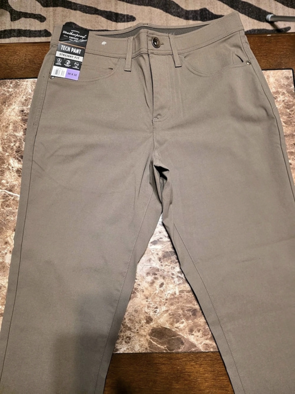 Weatherproof Tech Pant Straight Fit Men's Straight Fit Tech Pants Waist 30 x 32